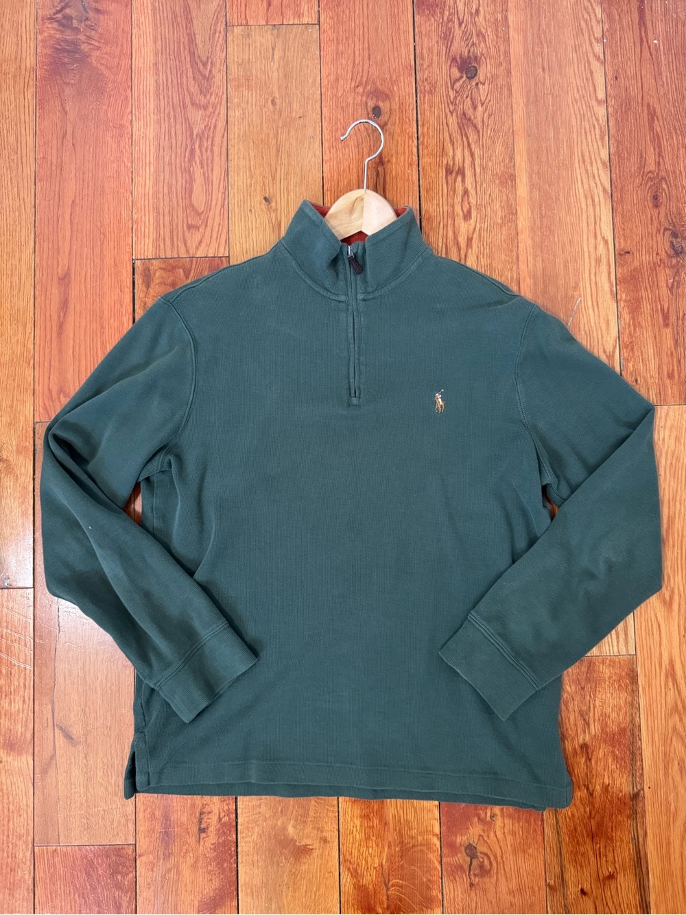 Polo by Ralph Lauren Forest Green Quarter-Zip Pullover